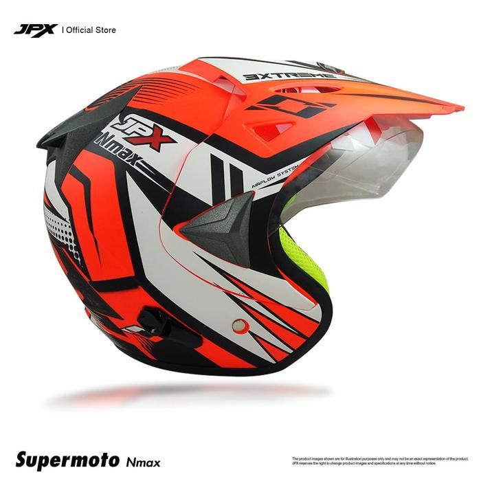 Jpx Supermoto Nmax Fluo Red Doff Populer