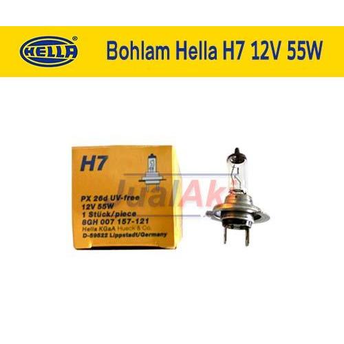 BOHLAM HELLA H7 12V 55W CLEAR