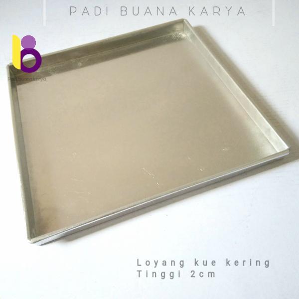 loyang kue kering 30 x 30 x 2 cm