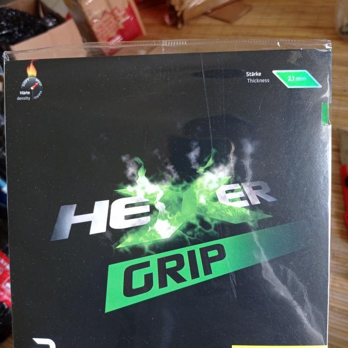 KARET TENIS MEJA ANDRO HEXER GRIP GREEN HIJAU ORIGINAL