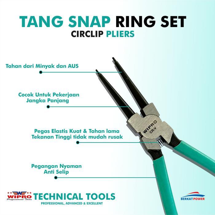 TANG SNAP RING WIPRO SET 4 PCS 7'' TSRS-47