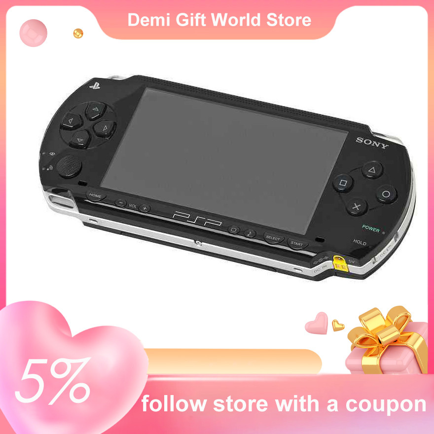 Original black PSP refurbished PSP for Sony PSP 1000 PSP-1000 game console with 16 32GB 64GB 128GB m