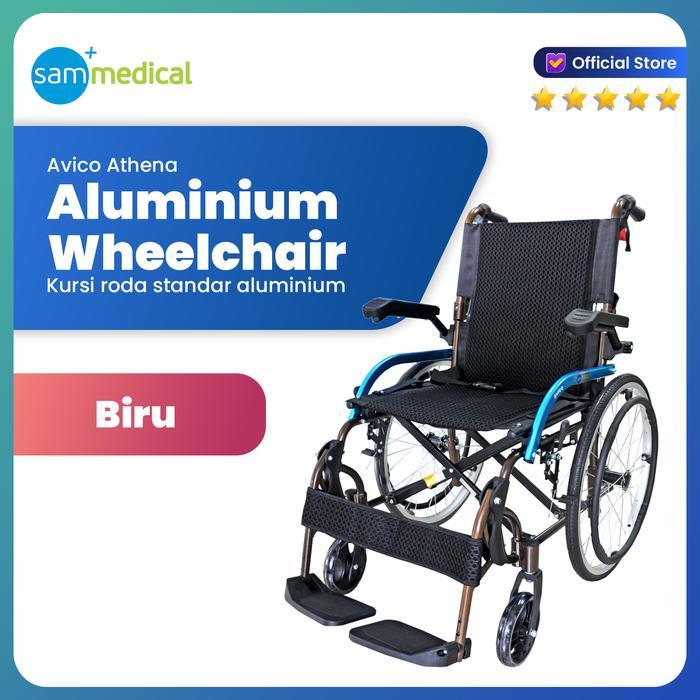 Avico Kursi Roda Travelling / Kursi Roda Berpergian / Kursi Roda Ringan / Kursi Roda Travel Portable