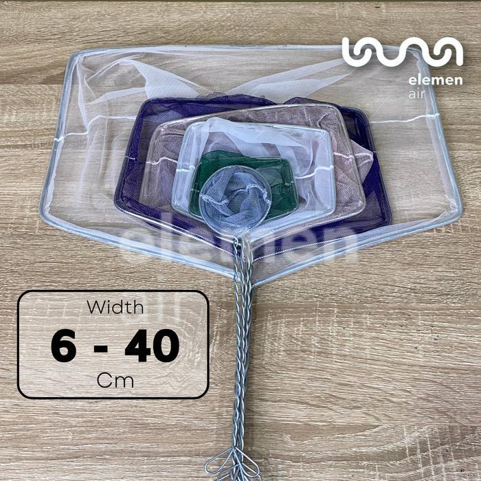 Serokan Jaring Ikan Kecil Lokal Premium Seser Bulat Ikan Cupang Ikan Kecil Jaring Ikan Kecil