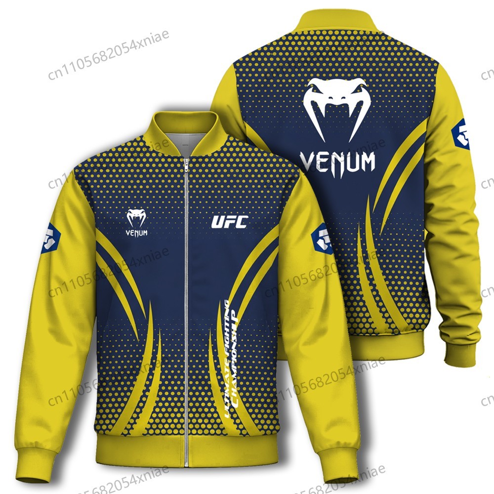 2026 Spring New Men's UFC Sports Jacket, Spring and Autumn Zipper Jacket, Baseball Sports Jacket,