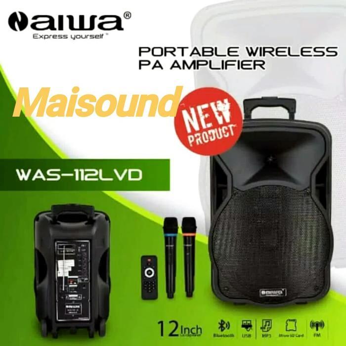SPEAKER PORTABLE MEETING AIWA 112 LVD 12 INCH AIWA WAS 112LVD 12INCH