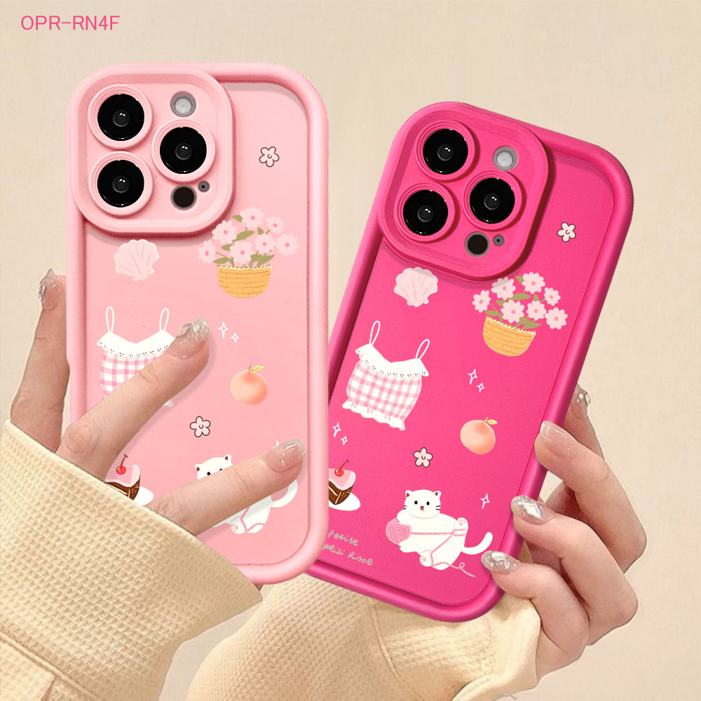 Softcase Tepi Tebal Tahan Gores Casing Hp For OPPO Reno 4F 5 5G 4G Case Shockproof Silicone Kesing S