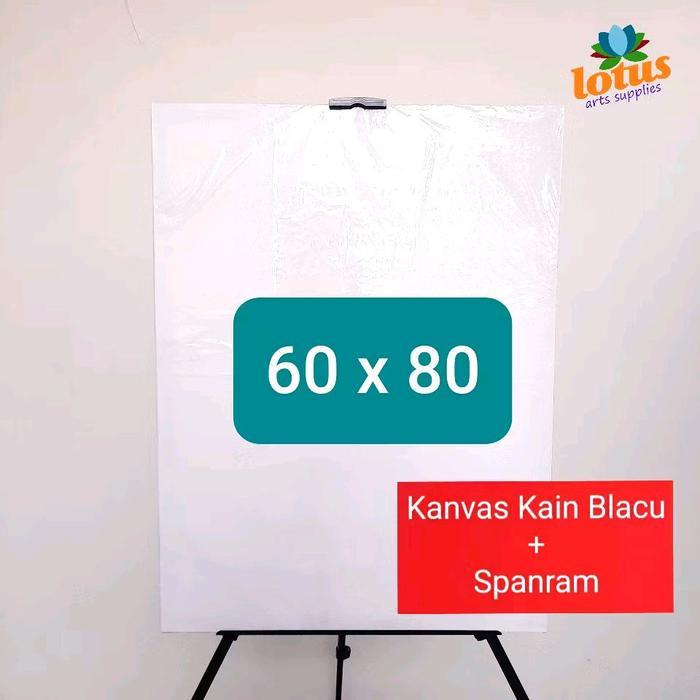 Lotus Kanvas Lukis Spanram 60X80