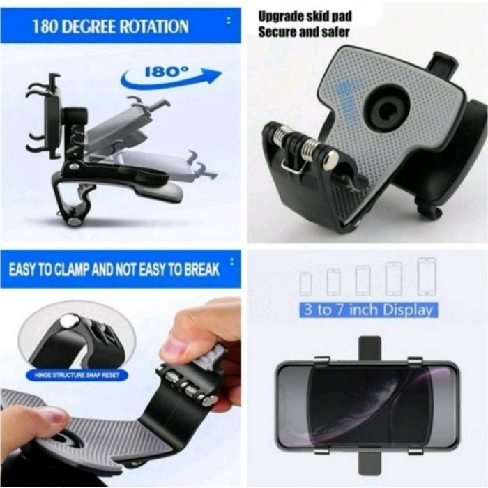 "New" CAR HOLDER PHONE CAR PHONE HOLDER UNIVERSAL CAR HOLDER DASHBOARD MOBIL HOLDER HP MOBIL PHONE