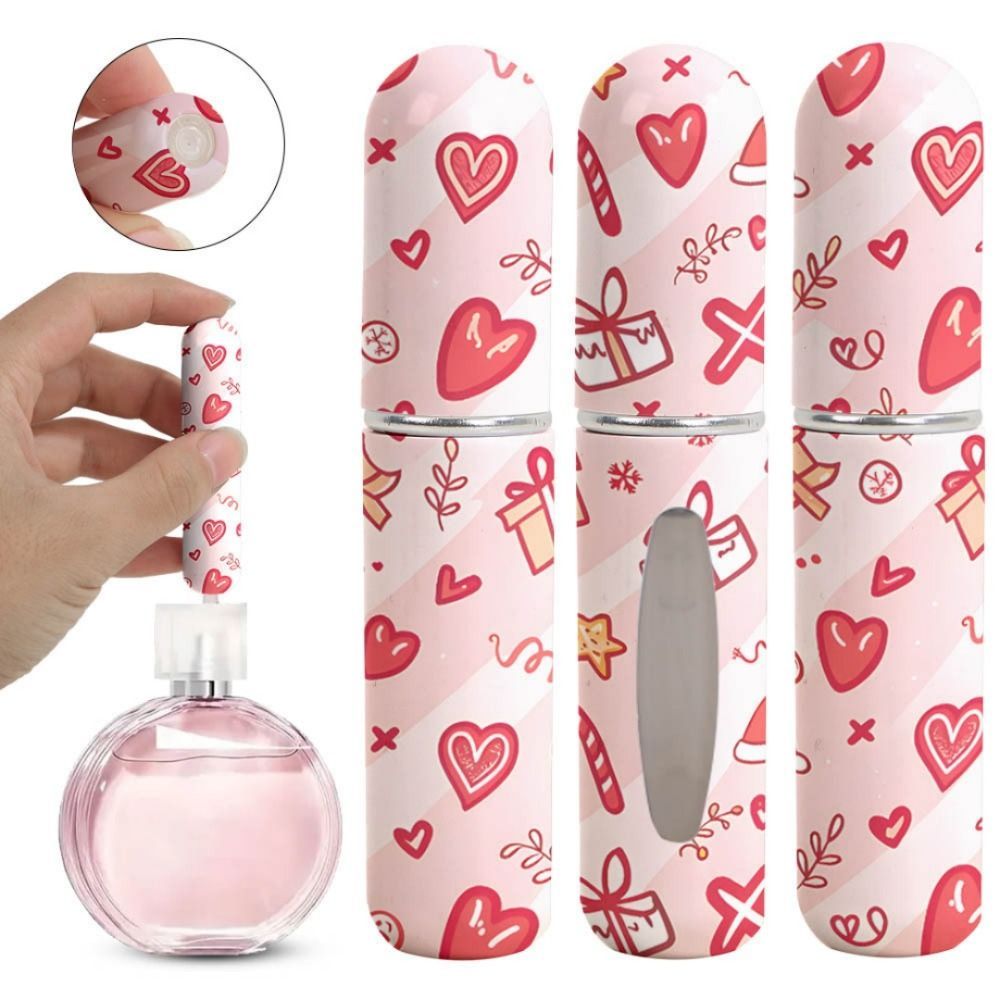 5ml Mini Perfume Bottle Refillable Spray Atomizer Bottle Spray Rotating Bottle Essential Oil Alcohol