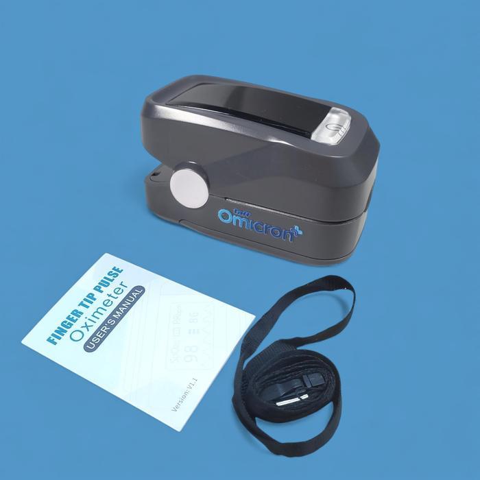 TAFFOMICRON FINGERTIP PULSE OXIMETER ALAT UKUR SATURASI OKSIGEN DARAH - C10H1