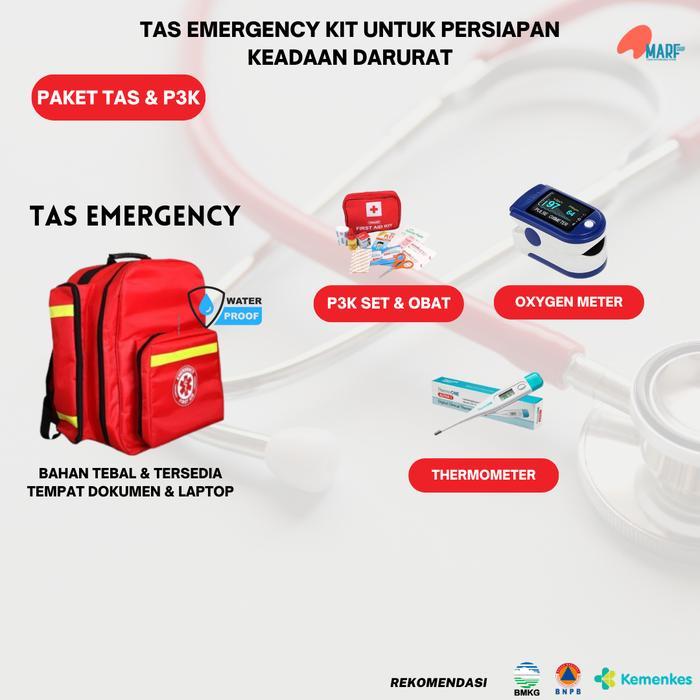 TAS EMERGENCY BENCANA EMERGENCY KIT P3K TAS DARURAT MEGATHRUST BENCANA ALAM TAS SURVIVAL KIT TAS