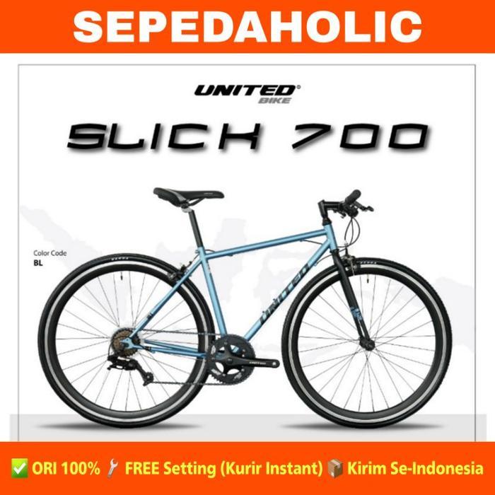 Sepeda UNITED SLICK 700 C 8 Speed Garansi Resmi 5 Tahun