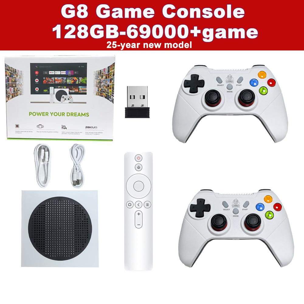 G8 128G Video Classic Game Console Wifi 5G Android Network Game Box One High-Definition Tv Player