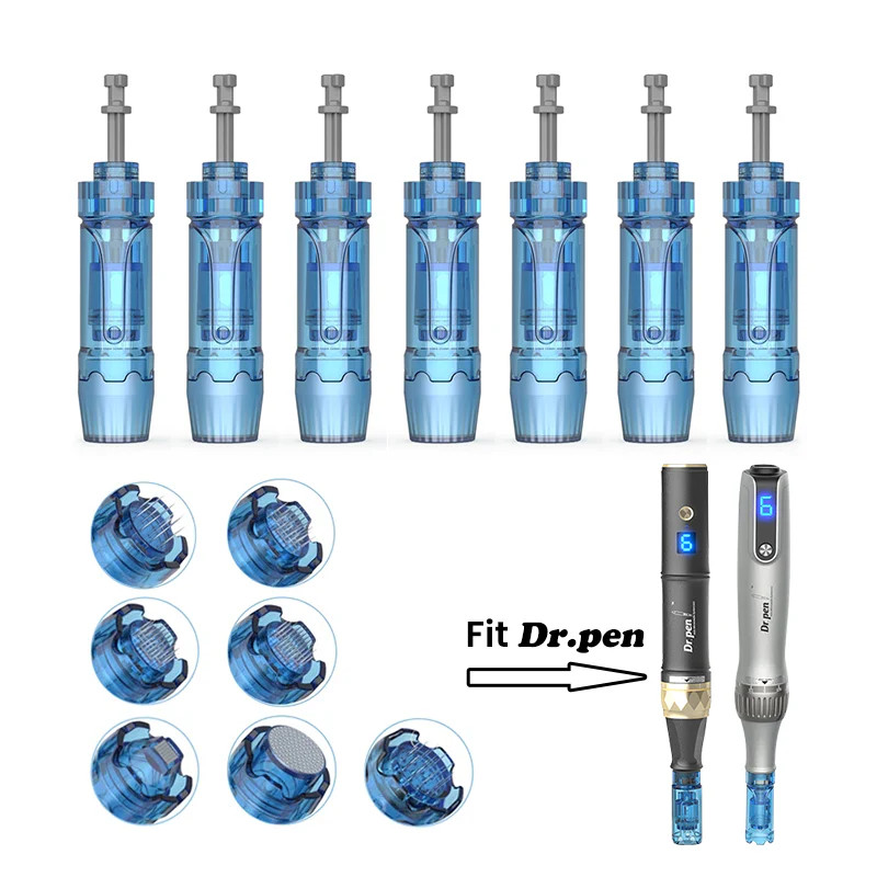 10pcs Dr Pen M8S A8S Needle Cartridges 12/18/24/36/42 pins Nano Micro Needle Mesotherapy Cartridge