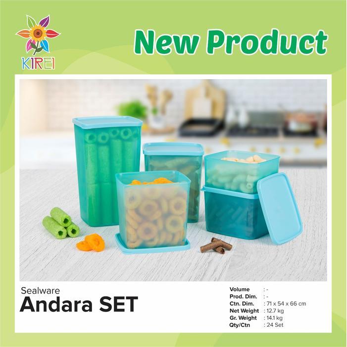 TOPLES / SEALWARE SET (5 PCS) KIREI ANDHARA SET