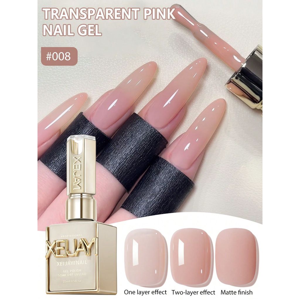 15Ml Transparent Gel Nail Polish Long-Lasting Nail Polish Gel Soaked Led/ Gel Nail Polish Nail Salon
