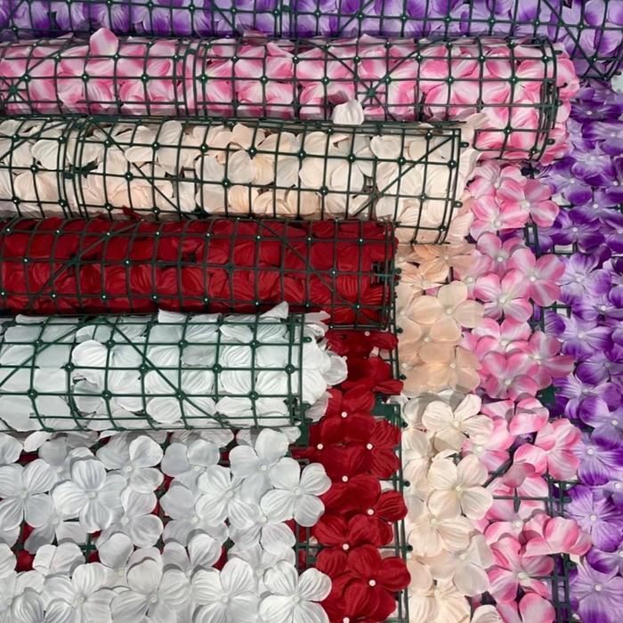 New Bunga rambat dinding 3meter x 1meter Daun rambat dinding pagar Daun sintetis dekorasi