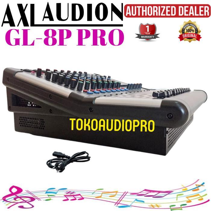 Axl Audion Gl8P Pro Power Mixer Original Axl Gl-8P Pro Co