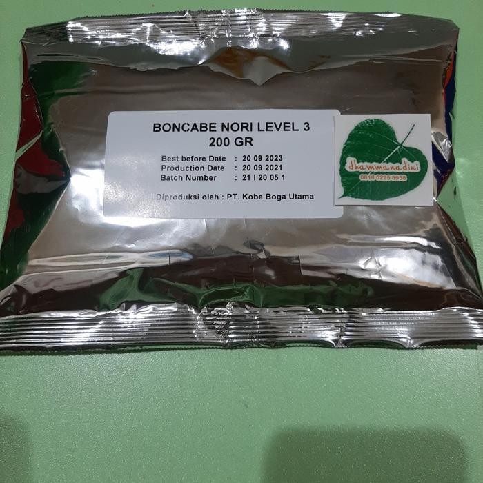 "New" Bon Cabe Nori Seaweed Kobe Level 3 200 gr