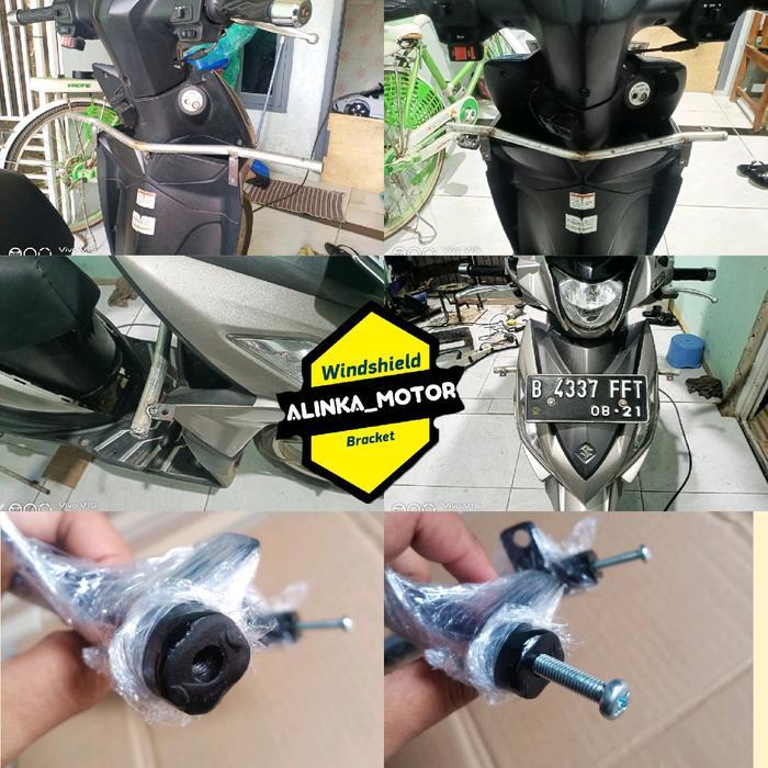 Dudukan Lampu Tembak Suzuki Address Palang Lampu