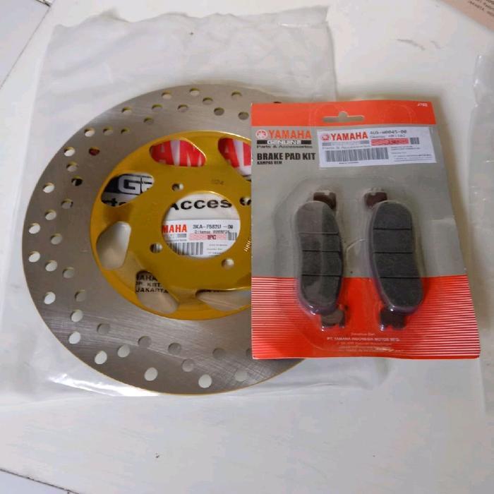 Piringan Cakram Depan Plus Kampas Rem Yamaha Rx King Rx New Rx Z Kualitas Ori