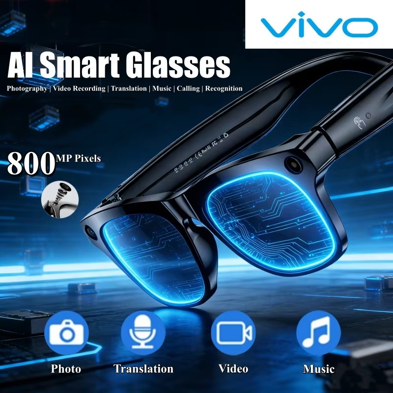 VIVO Smart Video Recording Glasses ChatGPT Bluetooth Touch Sport Sunglasses Bluetooth Calling Music