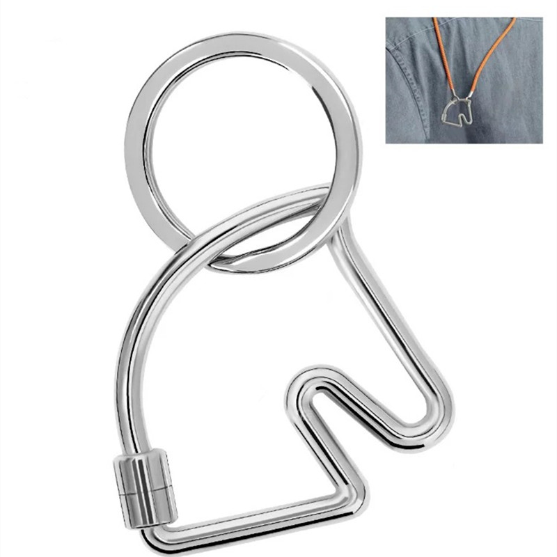 Horse Head Bag Charm Pendant Decorative For Hermes Handbag Shoulder Bags Car Key Chain Bag Shoulder