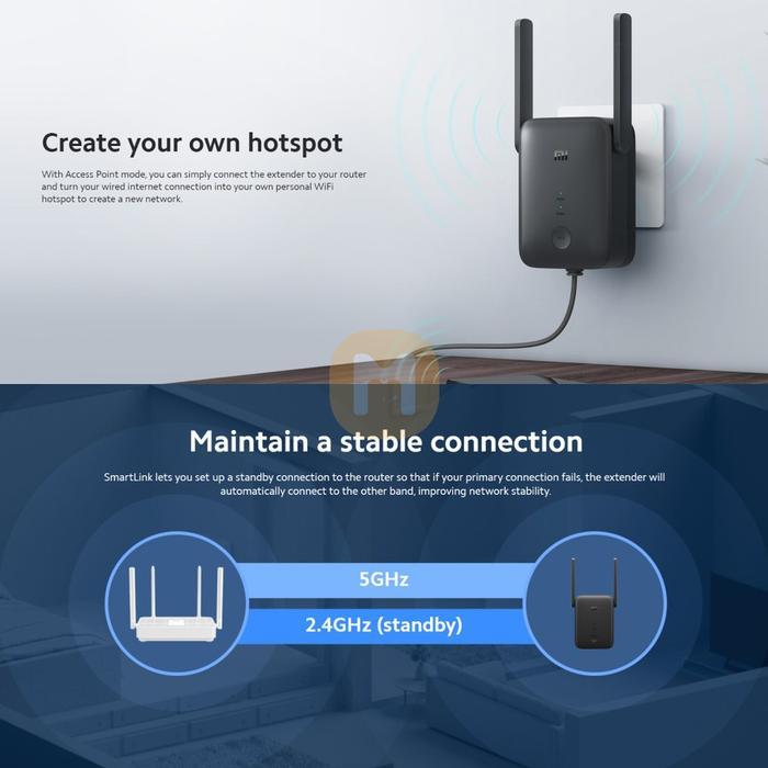 XIAOMI MI WI-FI EXTENDER REPEATER AC1200 1200MBPS WIFI