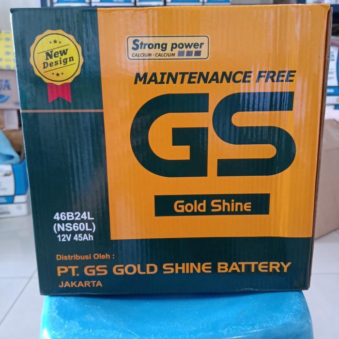 Best Seller Aki Ertiga/ Aki Livina/ GS Gold Shine MF NS60L/ GS NS60L / GS NS 60L Berkualitas 100%