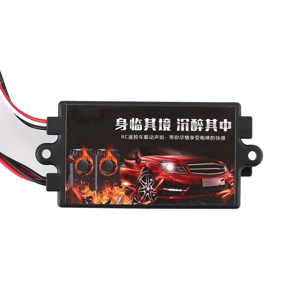 Ysido Rc Engine Sound Double Horn Unit Kit Engine Sound Effect Simulator System For Rc Car Model