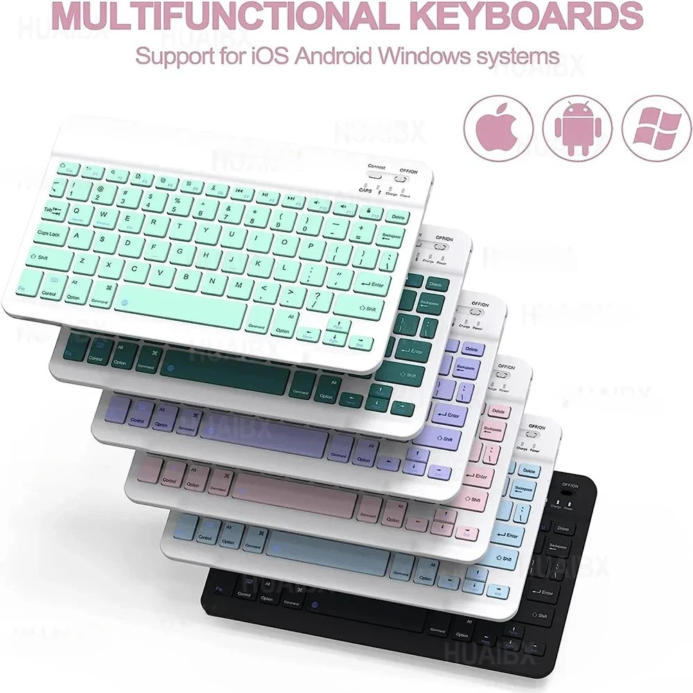 For Samsung Galaxy Tab A7 Lite 8.7 Inch Case, Detachable Keyboard Case for Tab A7 Lite