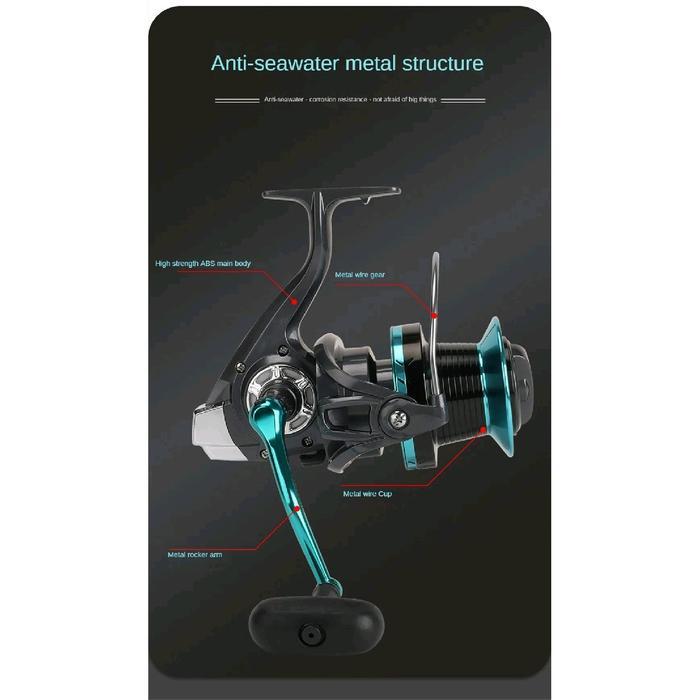 Rell mini DK 800 Full besi reel mini rell super mini kuat rell terkecil rell terkuat rell super