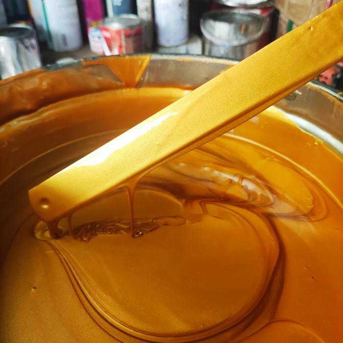 Cat gold nc 1L - cat warna emas gold terang 1kg