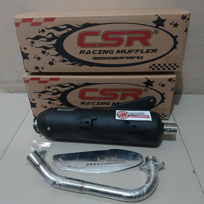 Knalpot Csr Mio,Fino,Soul Leheran Stainless