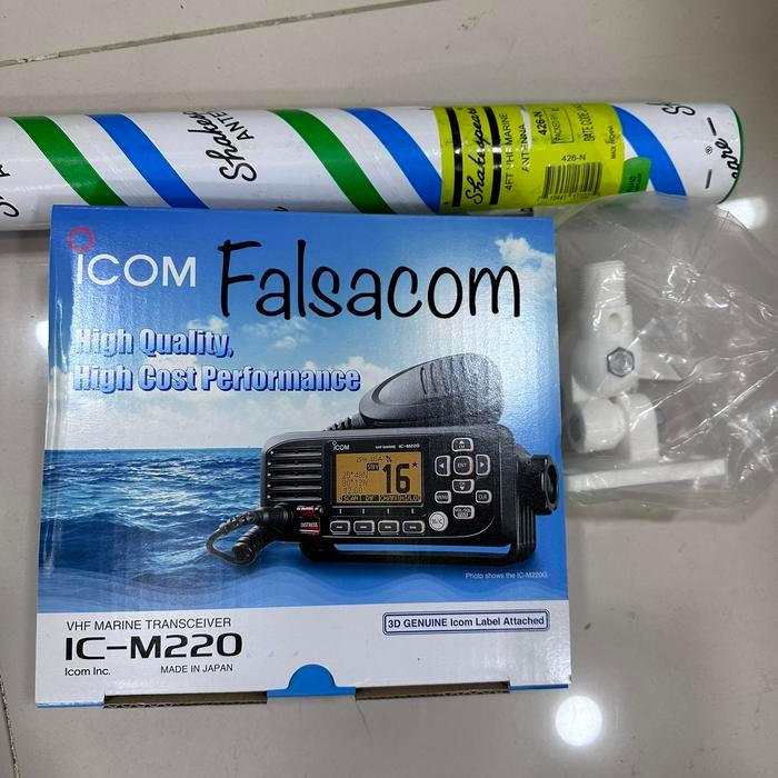 ICOM M220 ICOM IC-M220 WITH ANTENA SHAKESPEARE 5104