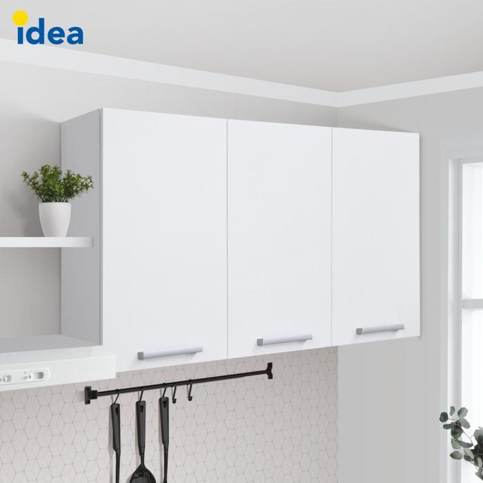 Kitchen Set IDEA Indiana Lemari Kabinet Dapur Kayu Minimalis Putih - Atas 3 Pintu