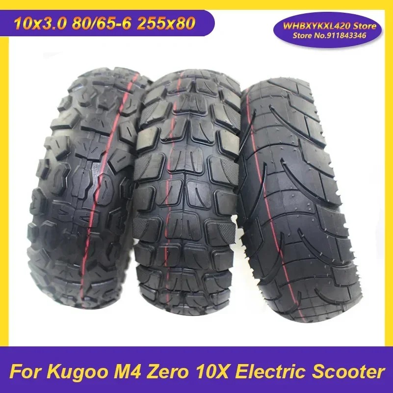 TUOVT 10 Inch Tires 10x3.0 80/65-6 255x80 for Kugoo M4 Dualtron VICTOR LUXURY EAGLE Speedway 4 Zero 