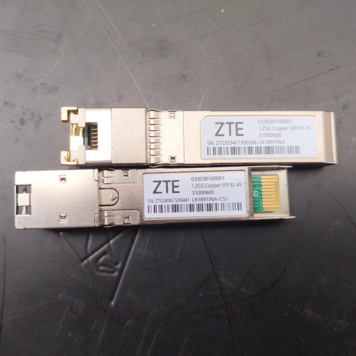 SFP LAN ZTE 1.25G Copper SFP RJ-45