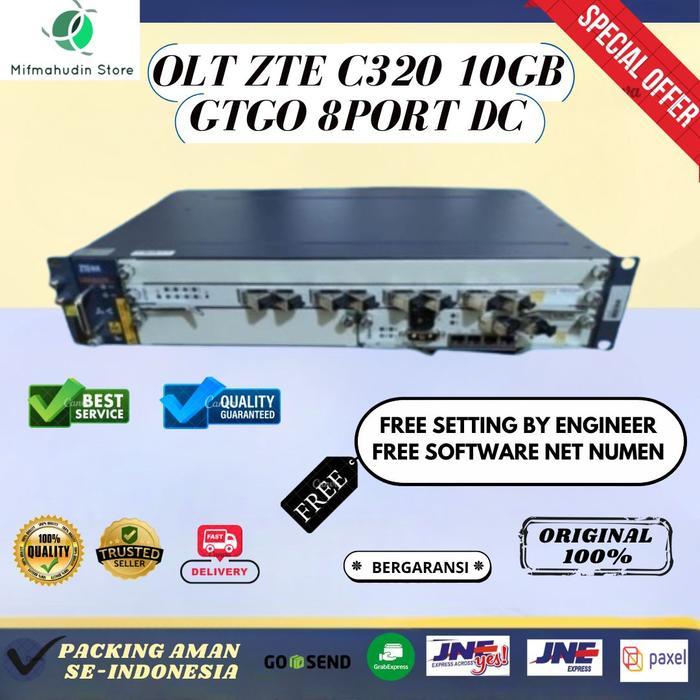 OLT ZTE C320 10GB GTGO 8PORT DC