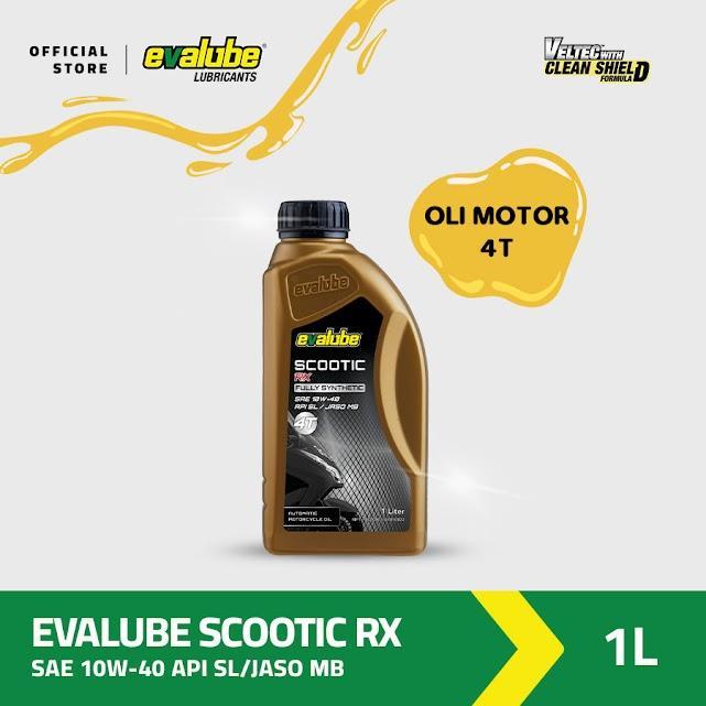 Oli Motor Matic Evalube Scootic Rx Full Synthetic 10W-40 (1L)
