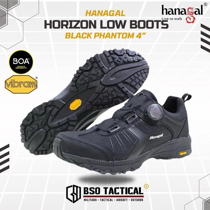 Sepatu Tactical Outdoor Boots Hanagal Horizon 4 BOA IPSC Vibram ORI