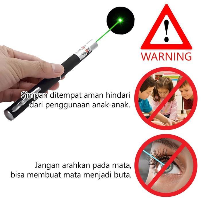 Green Laser Pointer / Laser Penunjuk Pointer Hijau Jarak jauh / Alat Green Laser Pointer hijau