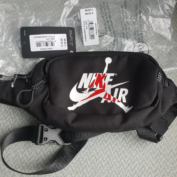 100% Original Nike Air Jordan Jump Waist Bag Tas Selempang Pinggang Co