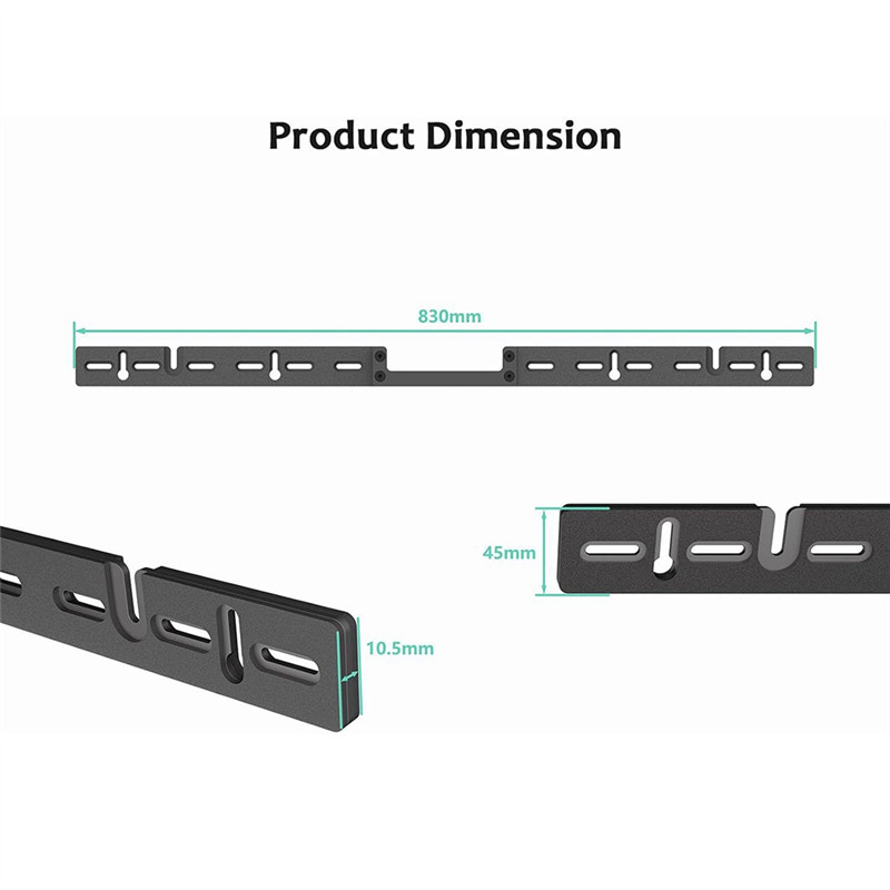 DIGIT-Sounbar Wall Mount For Sonos Arc Sounbar Wall Mount Stand For Sonos Arc Soundbar Bracket Under
