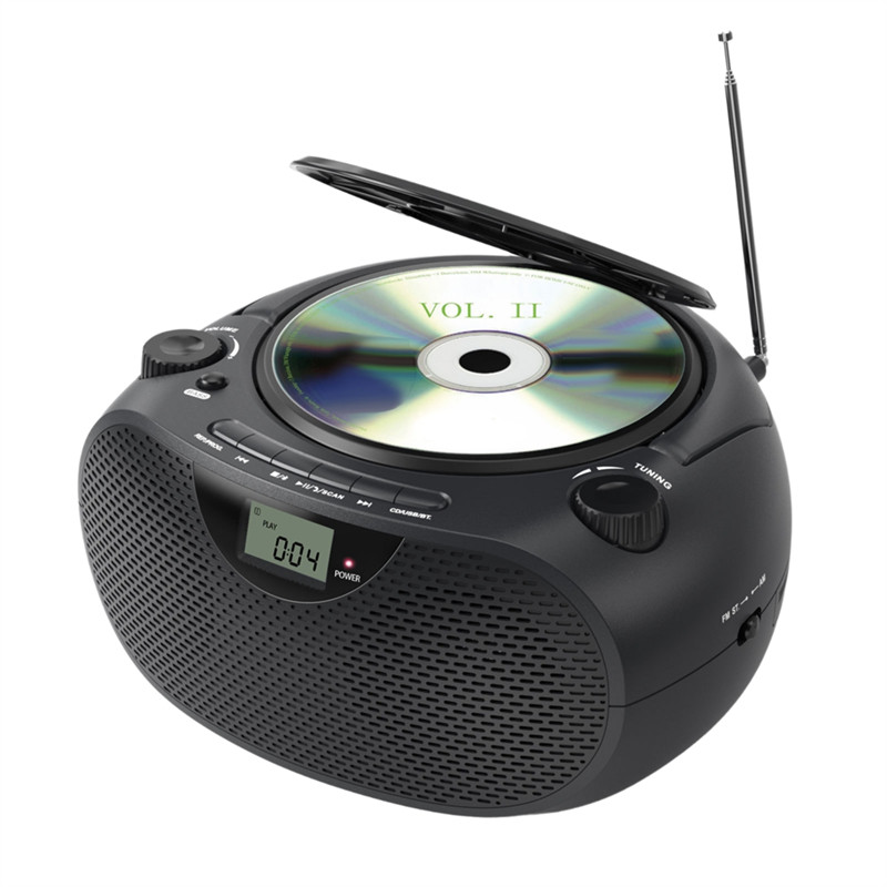 APPLIA-Portable CD Player Bluetooth CD Player Boombox AM/FM Radio USB Port CD Player Stereo Sound