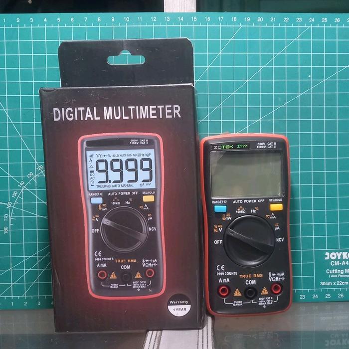 Avometer Multimeter Multitester Digital Zotek Zt111