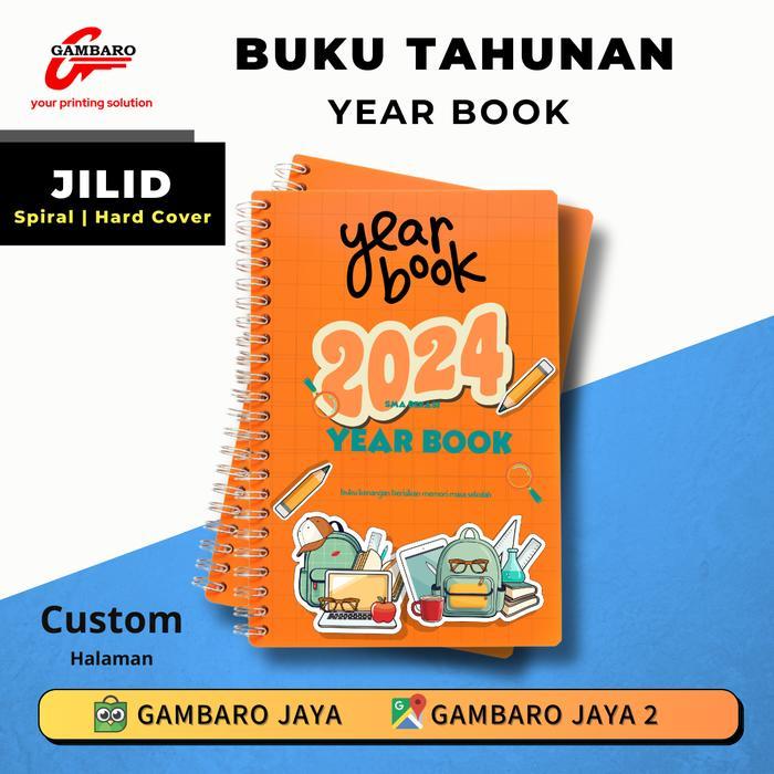 Cetak Buku Tahunan Sekolah Print Buku Kenangan Cetak Year Book Custom
