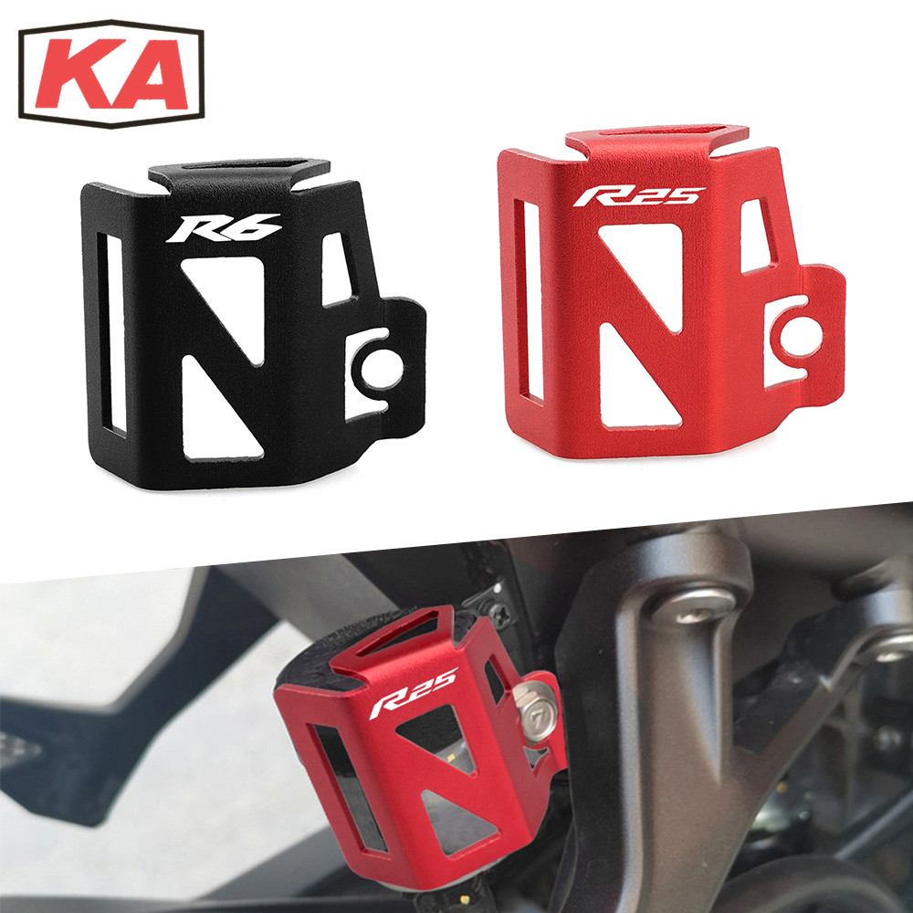 For Yamaha YZF R1 R3 R6 R25 YZF-R1 YZF-R3 YZF-R6 YZF-R25 Moto Accessories Rear Brake Fluid Reservoir