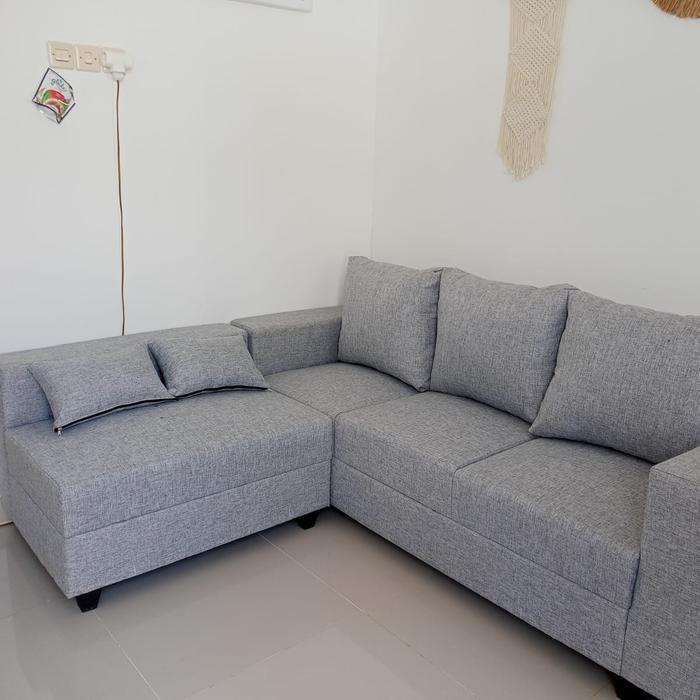 Sofa L, Sofa, Sofa Bed, Sofa Minimalis, Sofa L Minimalis, Sofa Ruang Tamu, Sofa L Sudut, Sofa L